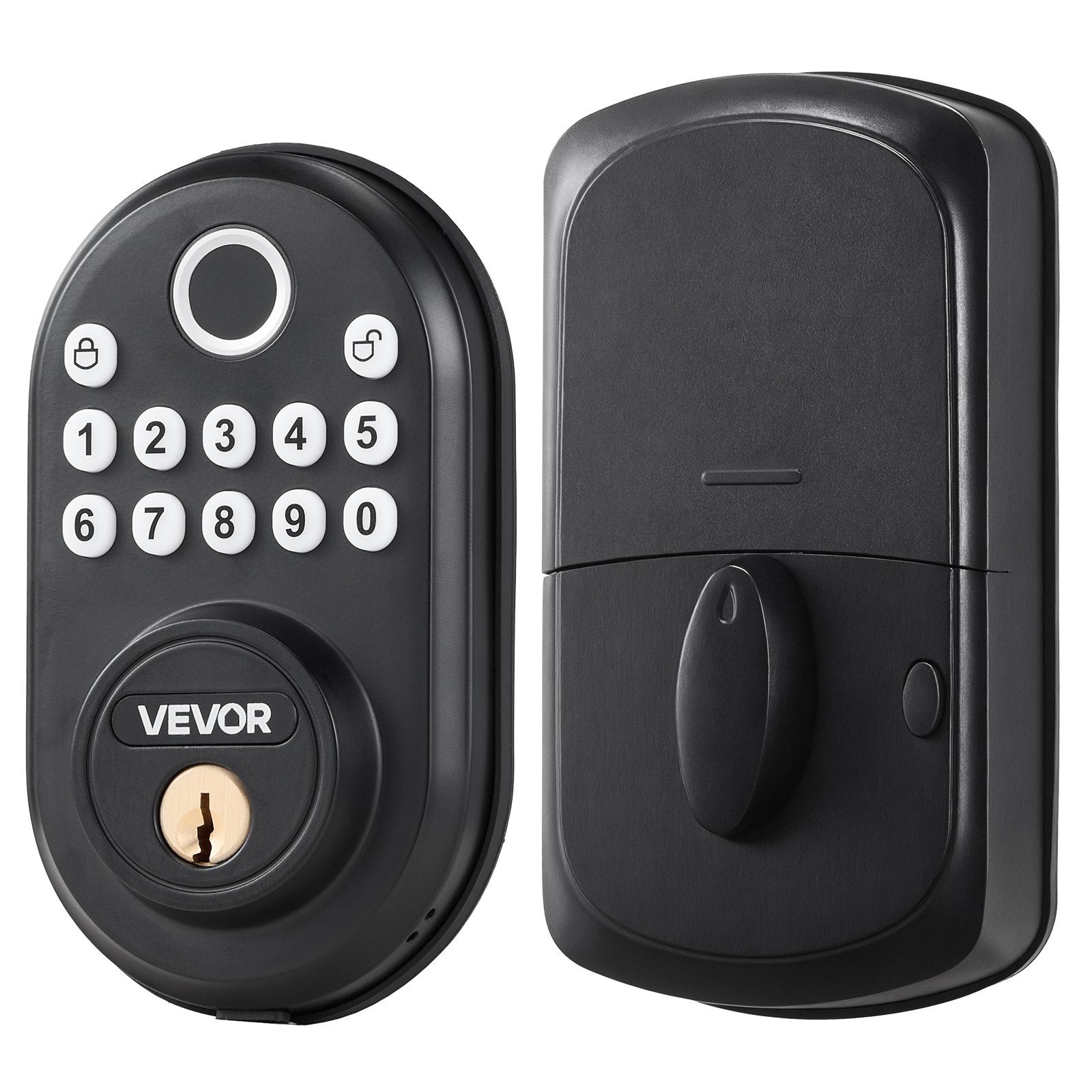 Fingerprint Door Lock Keyless Entry Door Lock Password And Key Unlock